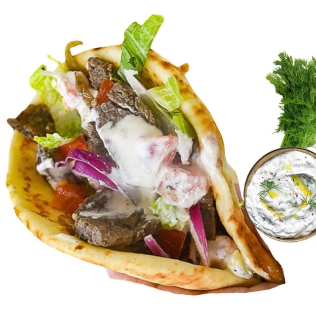 Gyro on Pita.