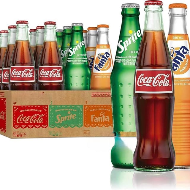 Glass Bottled Drink.