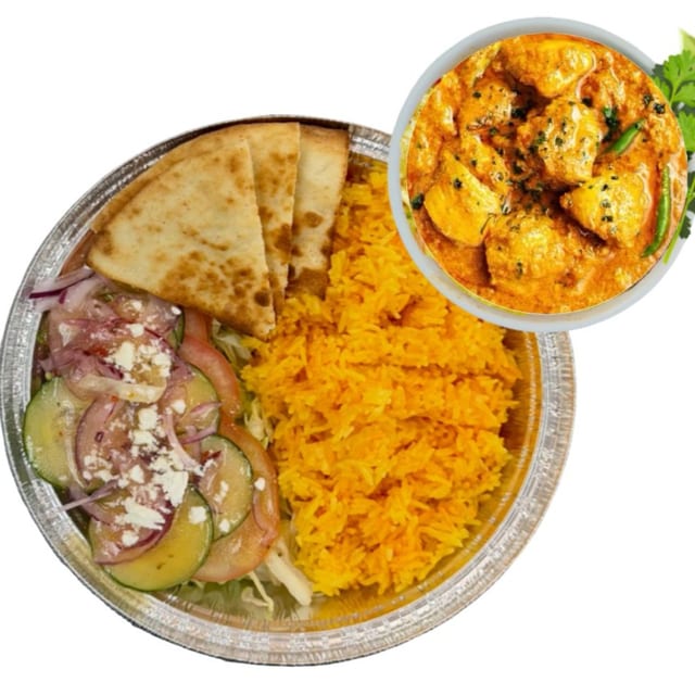 Chicken Curry Platter.