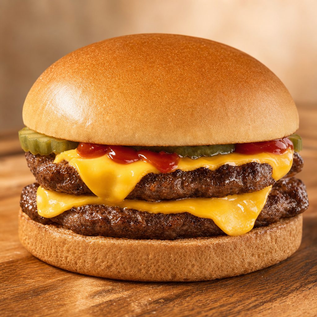 Double Cheese Burger.