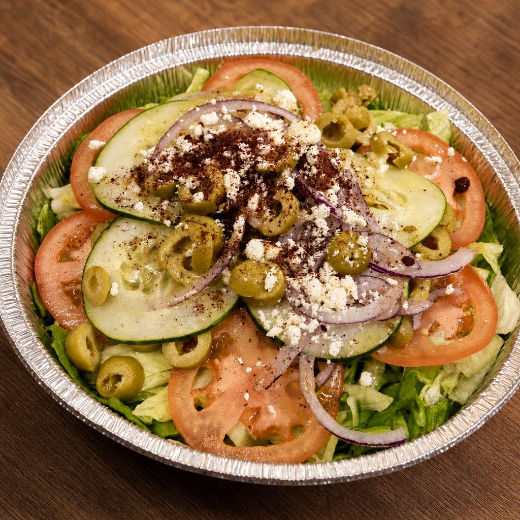 Mediterranean House Salad Bowl.
