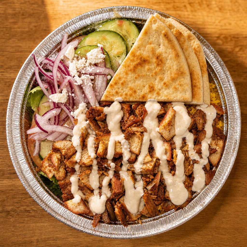 Gyro Over Rice.