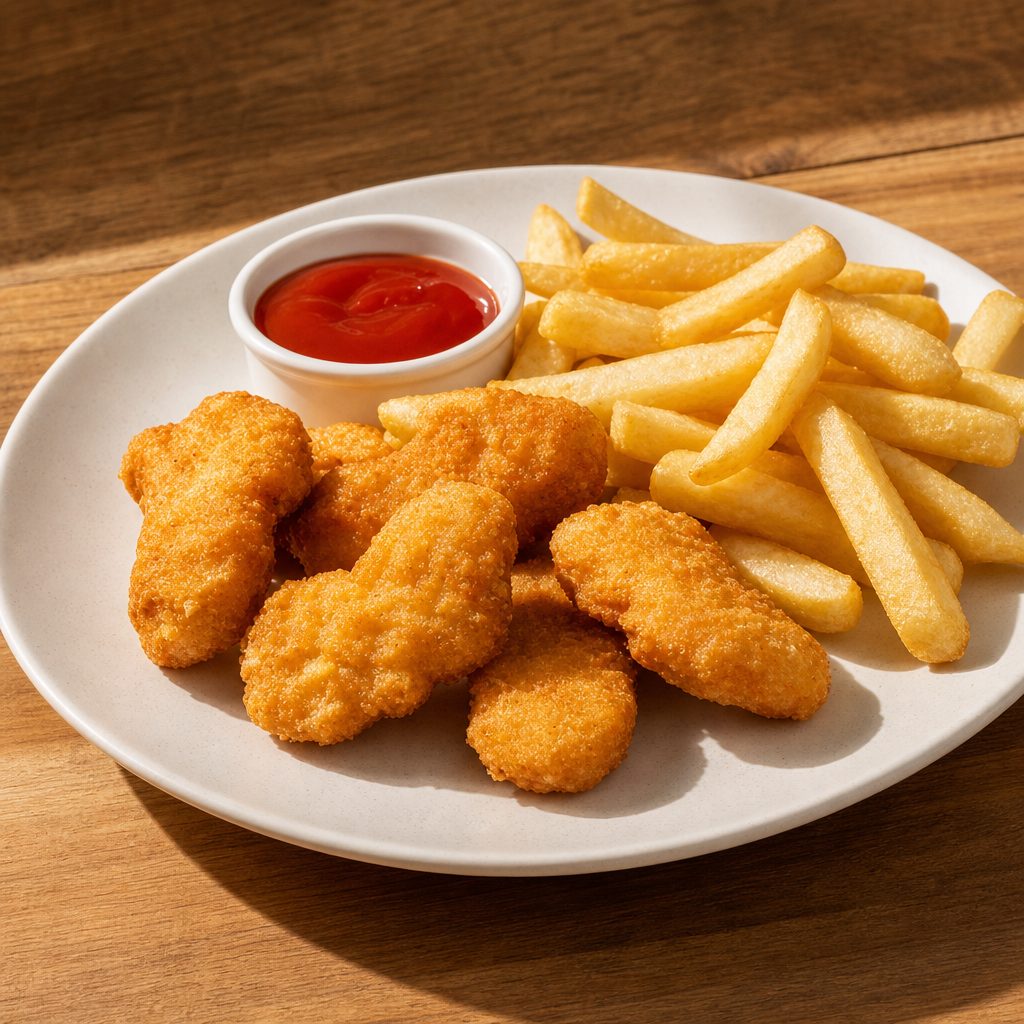 Kids Chicken Nuggets.